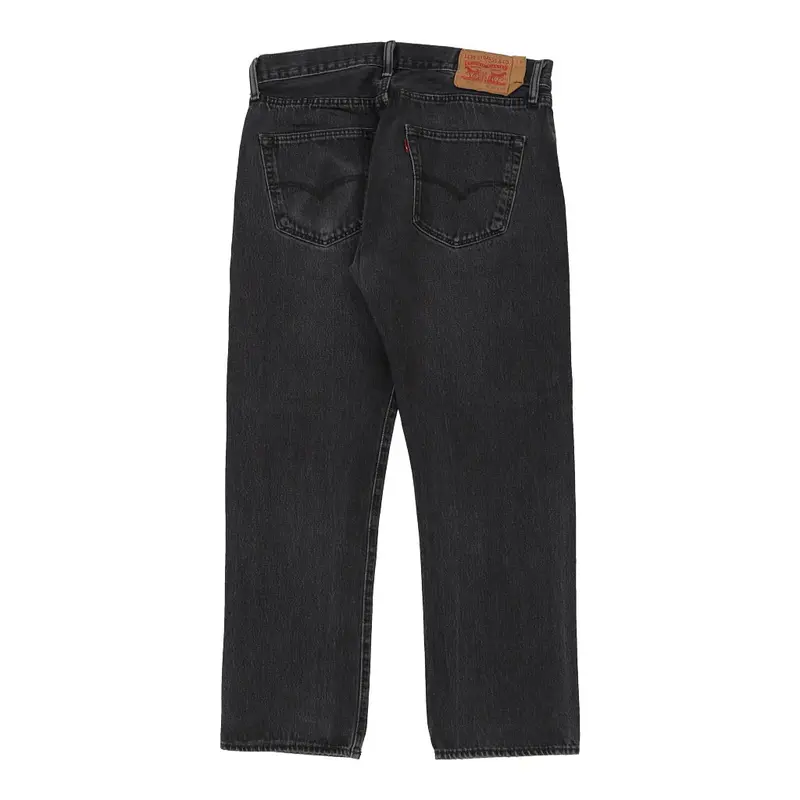 501 Levis Jeans - 33W 29L Black Cotton