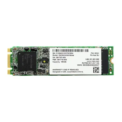 Intel SSDSCKGW180A401 | 530 180GB Multi-Level-Cell SATA 6Gb/s M.2 2280 Solid State Drive