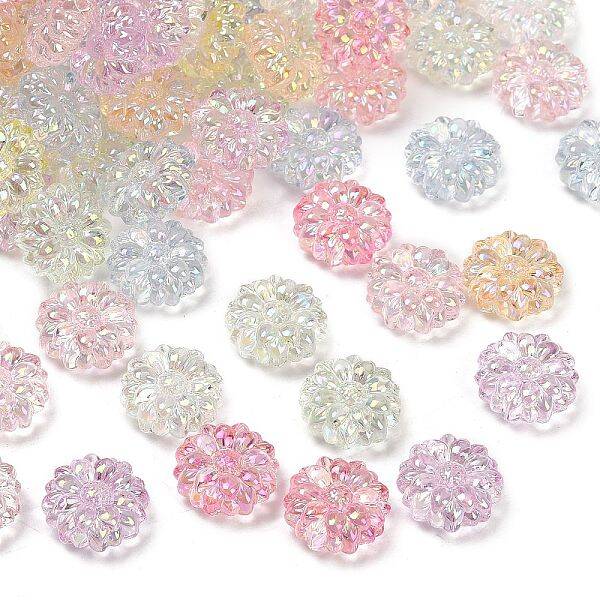 UV Plating Transparent Acrylic Beads