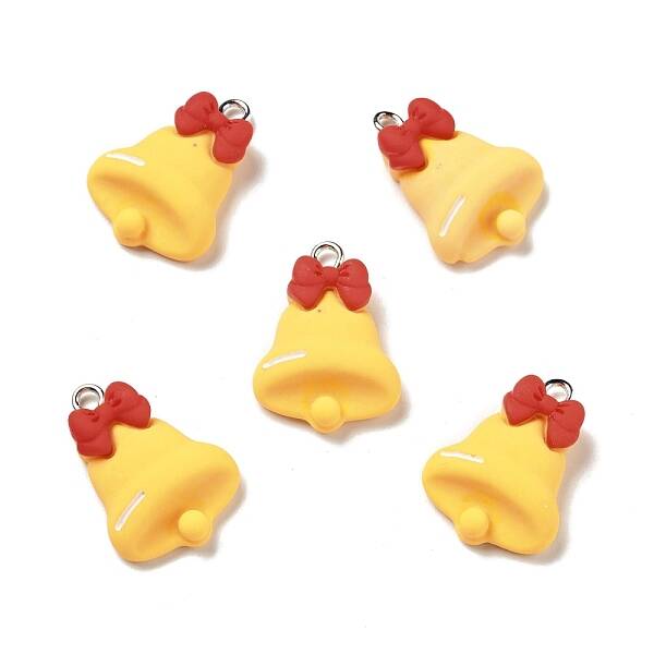 Christmas Opaque Resin Pendants