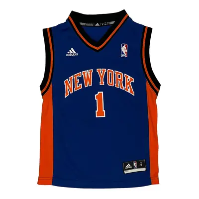 New York Knicks Adidas Nba Jersey - Small Black Polyester
