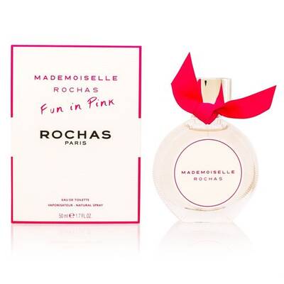 Rochas Mademoiselle Rochas Fun In Pink Perfume for Women - Eau de Toilette Spray 1.7 oz