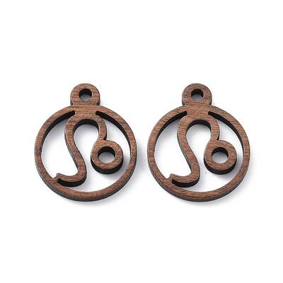 Walnut Wood Laser Cut Pendants