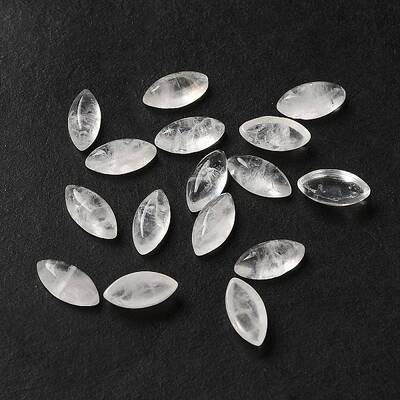Natural Quartz Crystal Cabochons