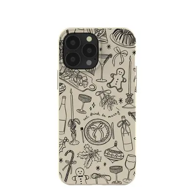 London Fog Holiday Dinner Party iPhone 13 Pro Max Case