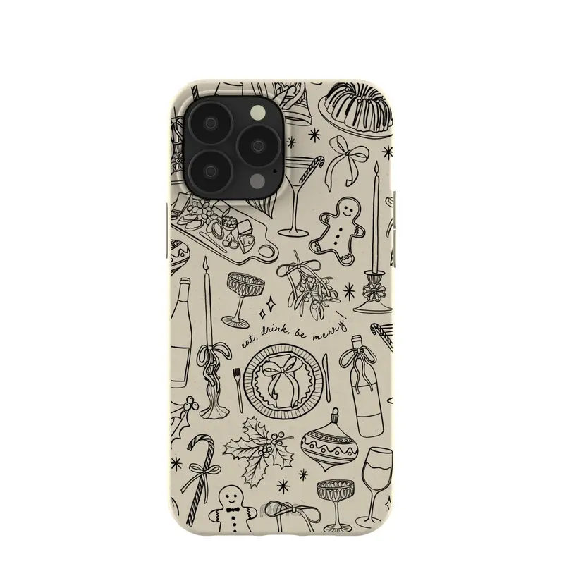 London Fog Holiday Dinner Party iPhone 13 Pro Max Case