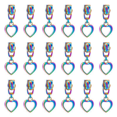 18Pcs Zinc Alloy Zipper Puller