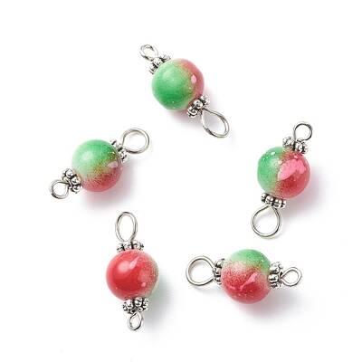 Two Tone Resin Connector Charms