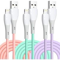 MFi Certified  Charger  3-Pack   3FT Lightning  for iPhone14/13/12/11 Pro Max/Mini/XS MAX/XR/XS/X/8/7/Plus/6 iPad and More 3F...