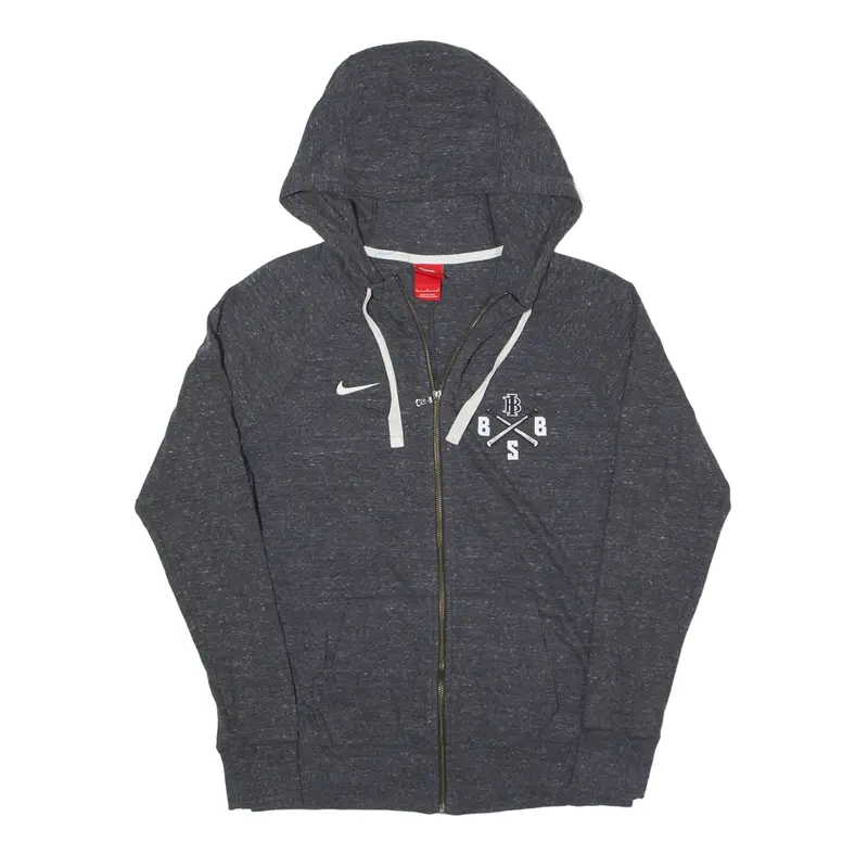NIKE Indiana Bulls Baseball Lightweight Hoodie Grey Full Zip Womens L