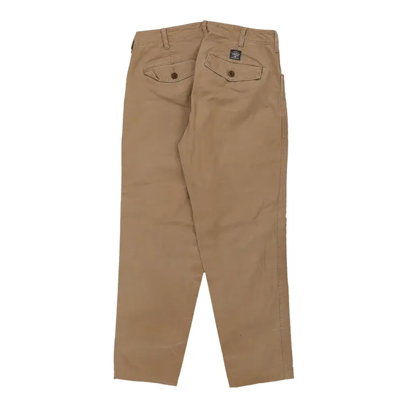 Ralph Lauren Trousers - 32W 28L Brown Cotton