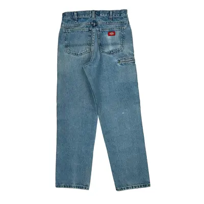 Dickies Double Knee Jeans - 30W 30L Blue Cotton
