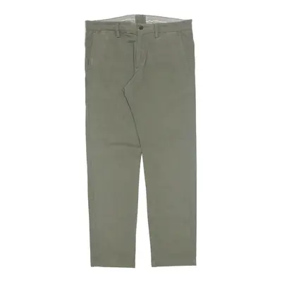 MARLBORO Classics Trousers Green Regular Tapered Mens W35 L32