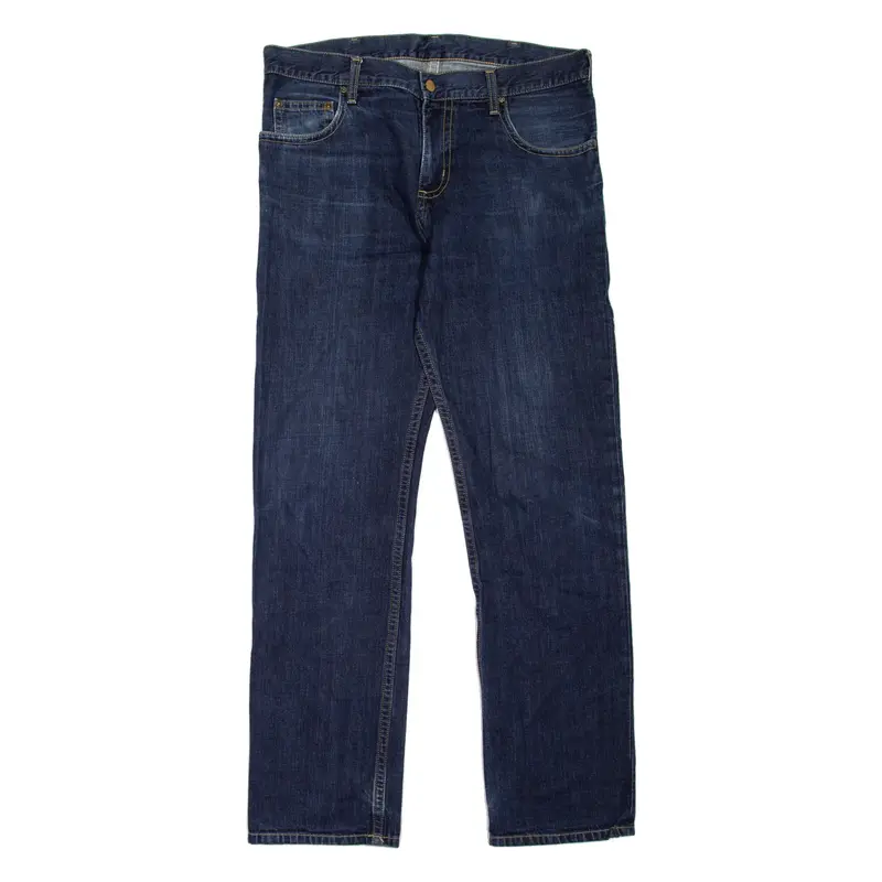 CARHARTT Slim Pant Mens Jeans Blue Slim Straight W34 L34