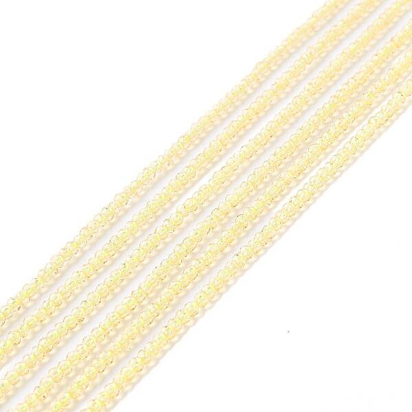 Transparent Glass Beads Strands