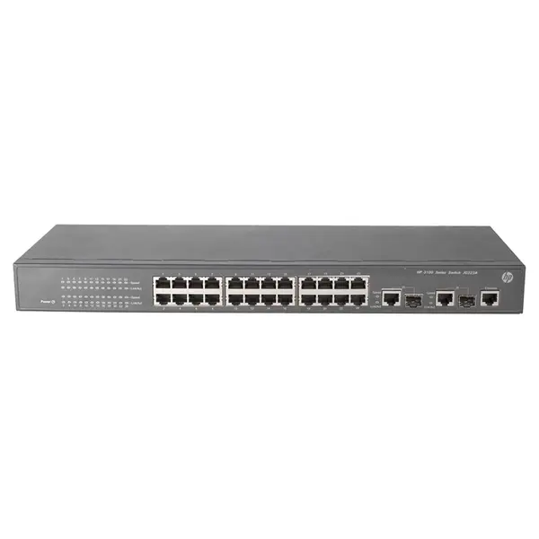 JG223A HP 3100-24 26-Port + 2-Port SFP Layer 3 Switch