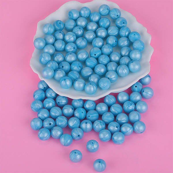 Round Silicone Focal Beads