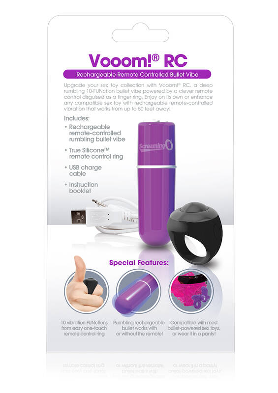 Charged Vooom Remote Control Bullet - Purple
