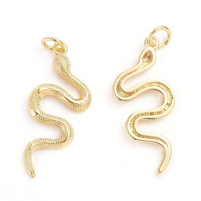 Brass Micro Pave Cubic Zirconia Pendants
