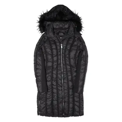 ZAC POSEN Puffer Jacket Black Nylon Womens XS
