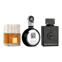 Lattafa Khamrah Qahwa, Lattafa Fakhar Men, and Club de Nuit Intense Men Eau de Parfum Bundle