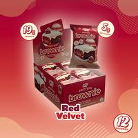 Red Velvet Prime Bites - 12 Pack - Protein Brownies with 19g Protein and 5g Collagen Snack - Fresh Baked High Protein Snack w...