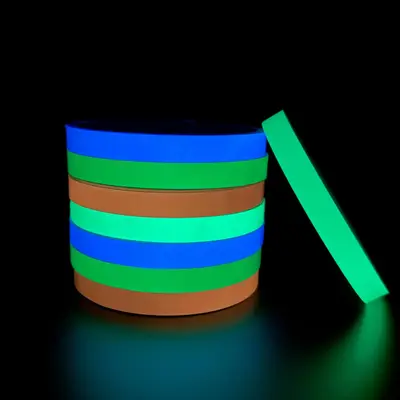 Multicolored UV Light Reactive Decorative Stickers, Creative and Fun Art Tapes, Blacklight Reactive Tape for Home Decoration,...