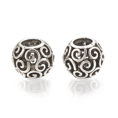 Alloy European Beads