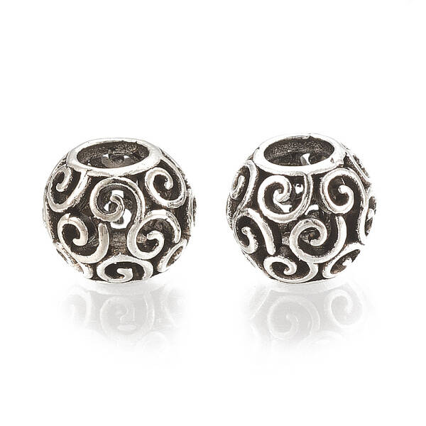 Alloy European Beads
