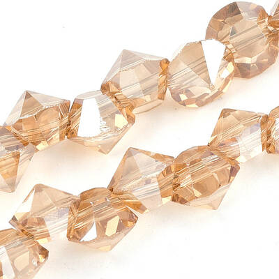 Electroplated Glass Beads Strands