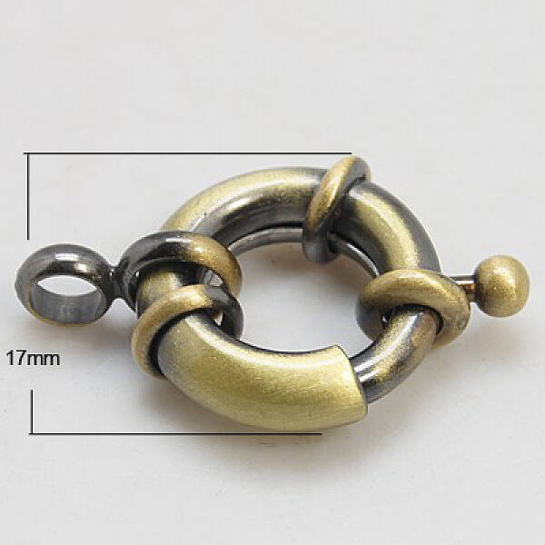 Brass Spring Ring Clasps
