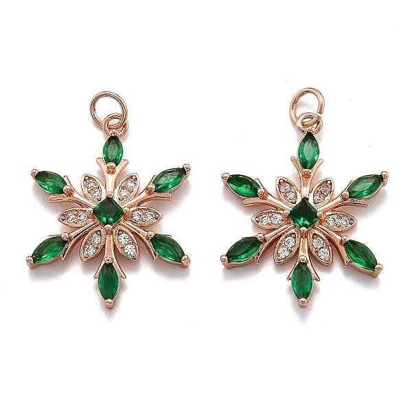 Brass Cubic Zirconia Pendants