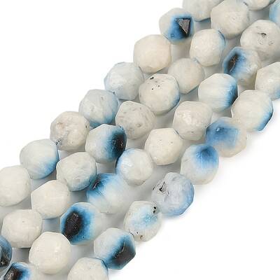 Natural Blue Ice Glacierite Stone Beads Strands
