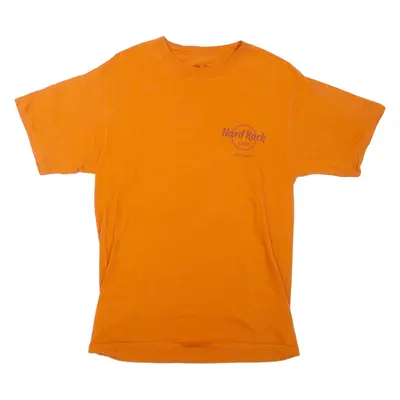 HARD ROCK CAFE Orlando Mens T-Shirt Orange USA M