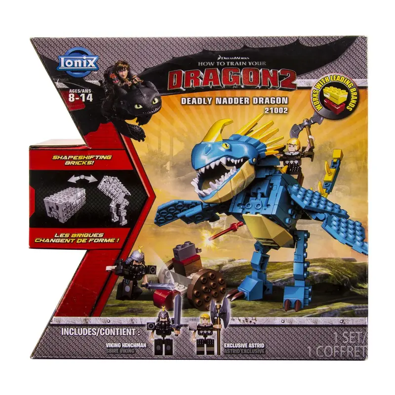 Spin Master Ionix How To Train Your Dragon 2 Deadly Nadder Dragon Building Set 121 Pieces Children 8-14 Years