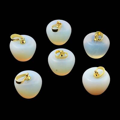 Opalite Teacher Apple Charms