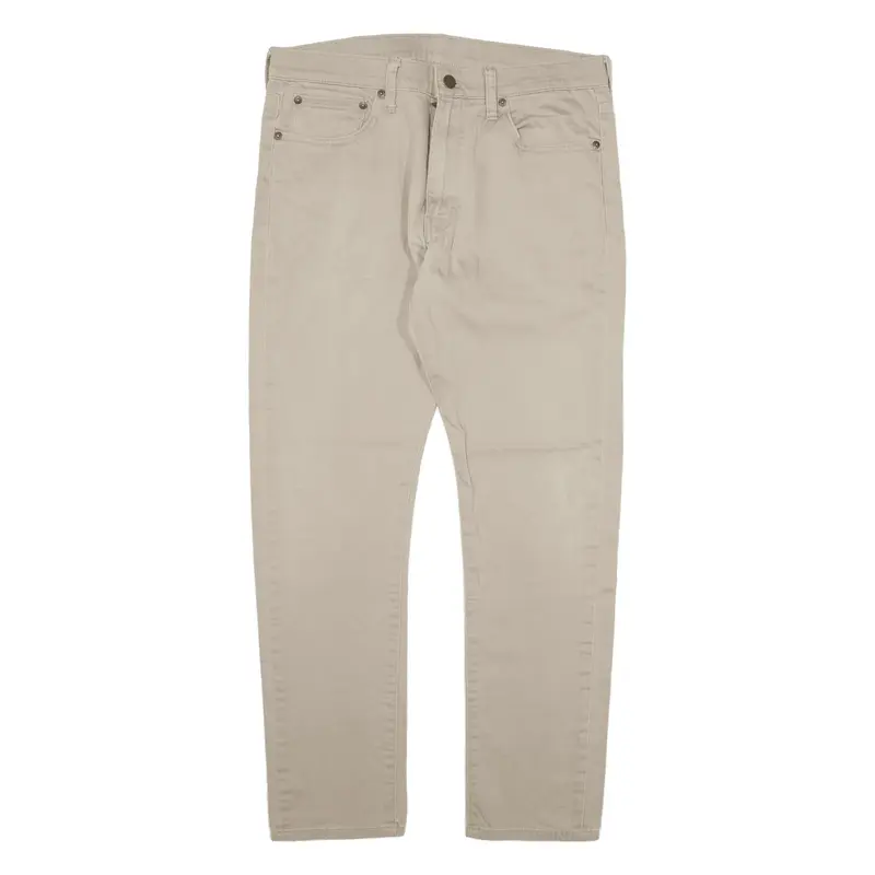 LEVI'S 510 Trousers Beige Regular Skinny Mens W32 L27