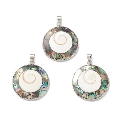Natural Abalone Shell/Paua Shell Pendants