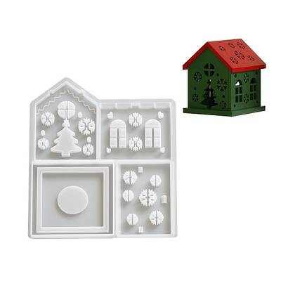 Christmas House Silicone Molds