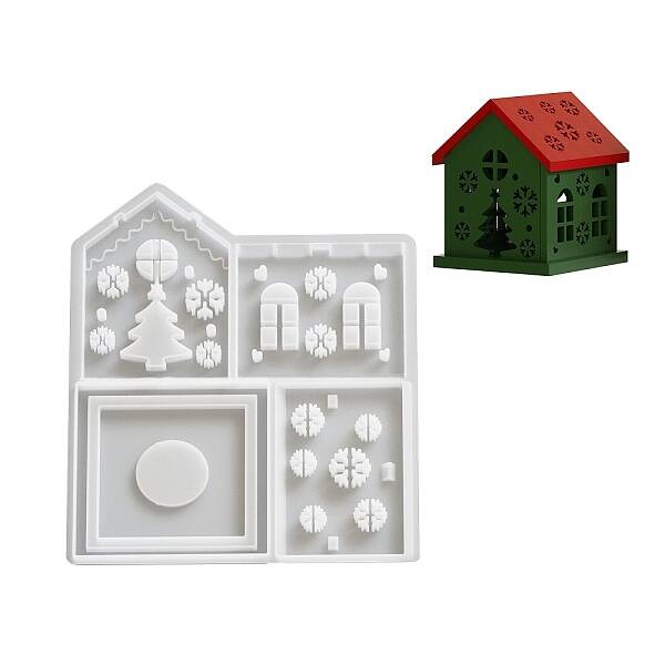 Christmas House Silicone Molds