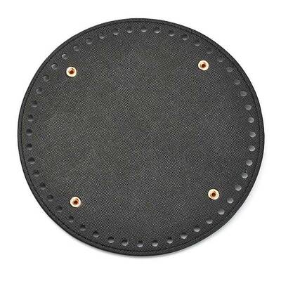 PU Leather Flat Round Bottom