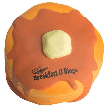 150 Promotional Stack of Pancakes Stress Reliever - Squeezable