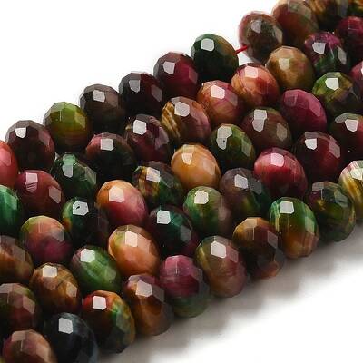 Natural Rainbow Tiger Eye Beads Strands