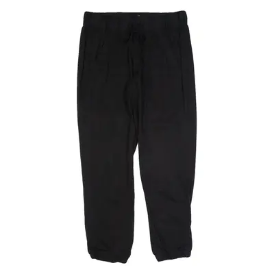 CALVIN KLEIN Jogger Womens Trousers Black Slim Tapered W28 L27