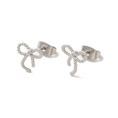 Brass Stud Earrings