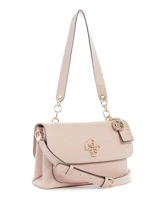 Guess, Cathleen, fabric bag, shoulder bag, blush, for women