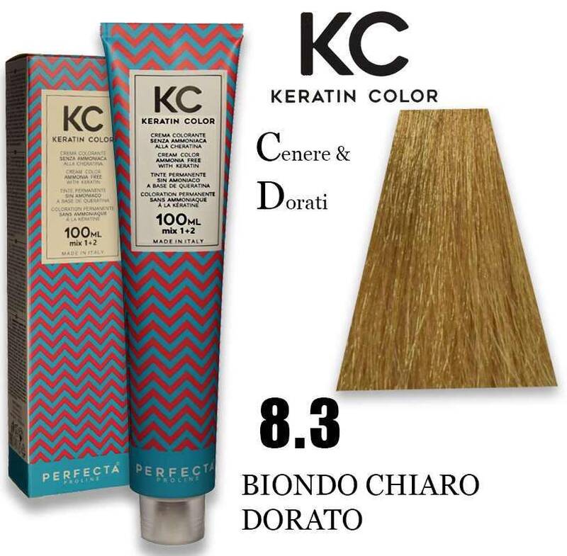 Kc keratin cream color 100ml 8.3