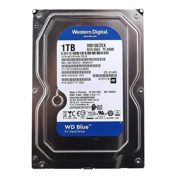 837117-002 HP 1TB 6Gb/s SATA 7200 3.5-Inch Hard Drive