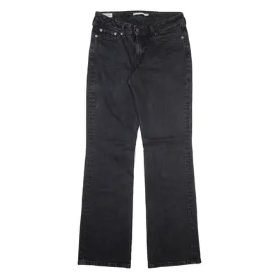 LEVI'S Low Pitch Big E Womens Jeans Grey Regular Bootcut W28 L33