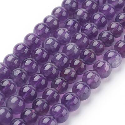 Natural Amethyst Beads Strands